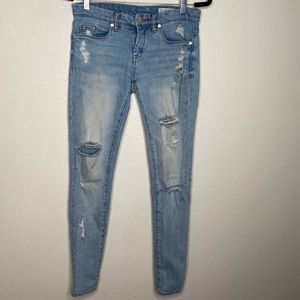 BLANK NYC Ripped Skinny Jeans